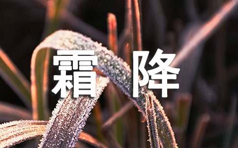 霜降过后要注意什么